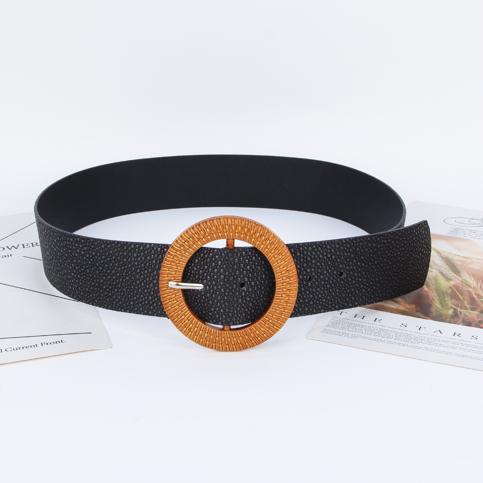 New resin buckle belt versatile Ladies belt