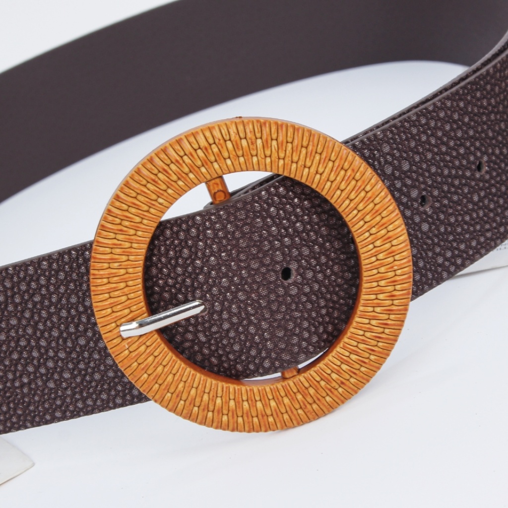 New resin buckle belt versatile Ladies belt