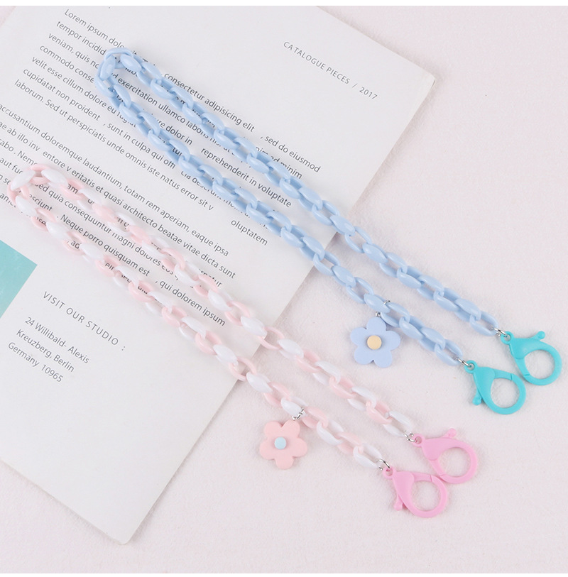 New Resin Flower Children's Mask Chain Lanyard 58cm Adult Kids Universal Halter Double Buckle Mask Anti-Separation Rope New Resin Flower Children's Mask Chain Lanyard 58cm Adult Kids Universal Halter Double Buckle Mask Anti-Separation Rope