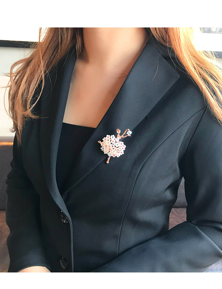 [Aiqi] Pearl Brooch Fashion Clothing Resin Corsage Vintage Animal Silk Scarf Buckle Pin H0042