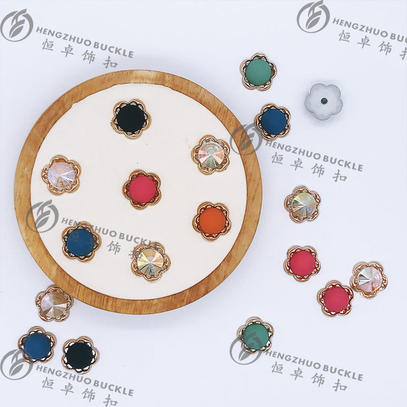 DIY accessories Korean hairpin accessories manufacturers direct stitch free hit resin buckle fashion shoes accessories