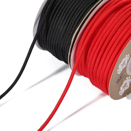 New Products in Stock 3mm Dacron Ropes Red and Black Core round Rope Clothes Pants Waist Strap Clothing Accessories Wholesale
