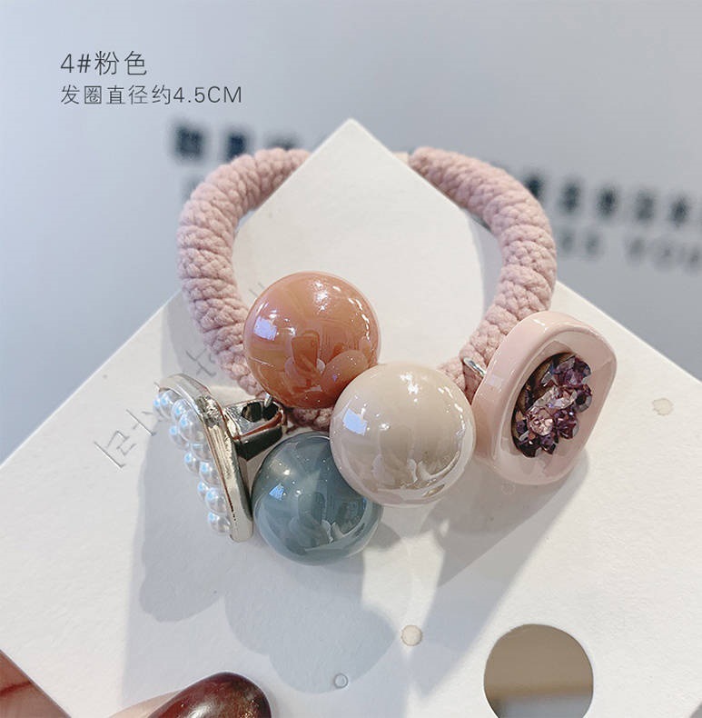 Korean Style Fresh Mori Girl's Hair Rope Hair Accessories Simple Hair Elastic Band Hot Selling Bracelet Two Hair Ropes Hair Ring Korean Style Fresh Mori Girl's Hair Rope Hair Accessories Simple Hair Elastic Band Hot Selling Bracelet Two Hair Ropes Hair Ring