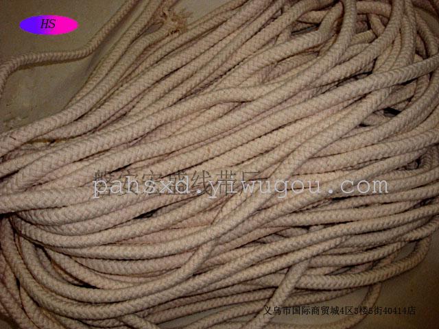 Factory outlets, small wholesale: stereotyped cotton this white thick ropes, clothes line, pet rope, hand rope belt