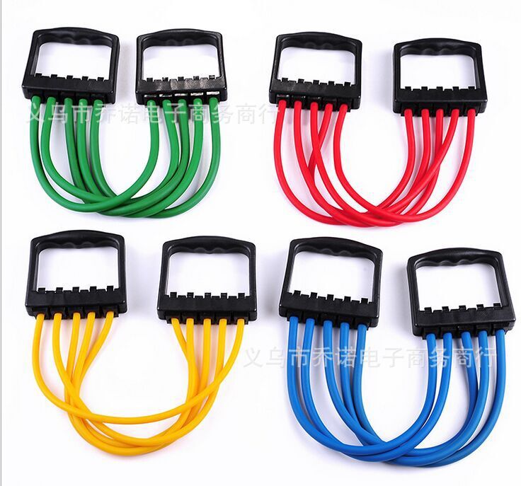 Chest Expander Five Ropes Removable Chest Expander Pulling Rope Arm Training Adjustable Replacement Factory Direct Sales Chest Expander Five Ropes Removable Chest Expander Pulling Rope Arm Training Adjustable Replacement Factory Direct Sales