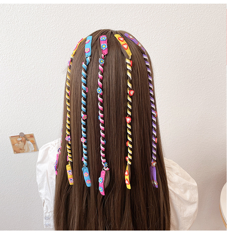 Children Hair Braiding Colorful Ropes Dirty Braid Artifact Ribbon Colorful Colorful Hair Accessories Ribbons Headdress Female Headband Dirty Braid Hair Rope Children Hair Braiding Colorful Ropes Dirty Braid Artifact Ribbon Colorful Colorful Hair Accessories Ribbons Headdress Female Headband Dirty Braid Hair Rope