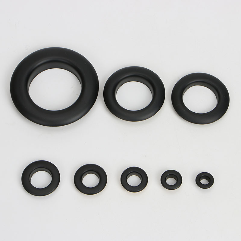 Spray Paint Matte Black Brass Eyelets Eyelet Button Handbag Clothes Shoes Tag Eyelet Hollow Rivet