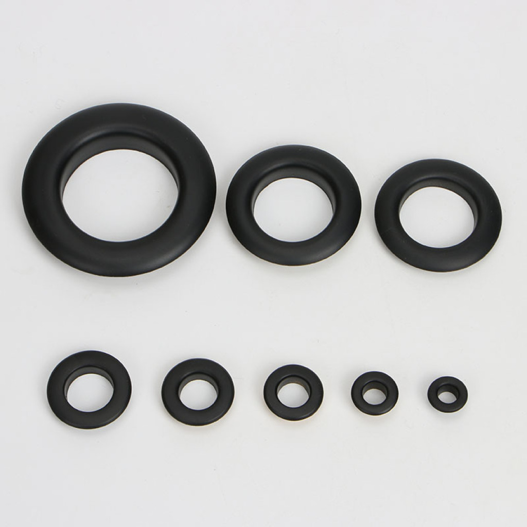 Spray Paint Matte Black Brass Eyelets Eyelet Button Handbag Clothes Shoes Tag Eyelet Hollow Rivet
