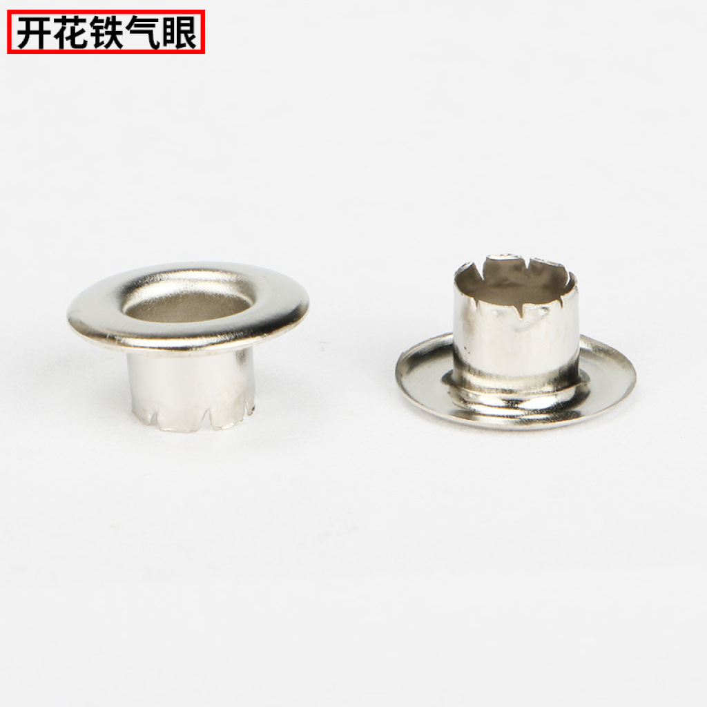 Flowering Air Hole Iron Metal Chicken Lacelock No Gasket Curling Eyelet Button Lacelock Spot Cross-Border Wholesale Chicken Lacelock Flowering Air Hole Iron Metal Chicken Lacelock No Gasket Curling Eyelet Button Lacelock Spot Cross-Border Wholesale Chicken Lacelock