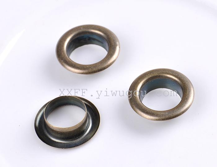 Supply of high quality color blank white LAT iron eyelet fashion metal eyelet Supply of high quality color blank white LAT iron eyelet fashion metal eyelet