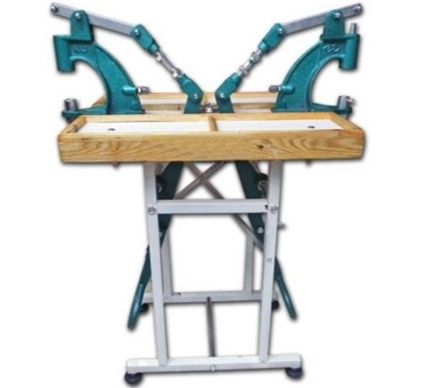 Double Foot Riveting Machine Snap Fastener Tool Eyelet Button Dotter Multifunctional Button Attaching Machine Corns