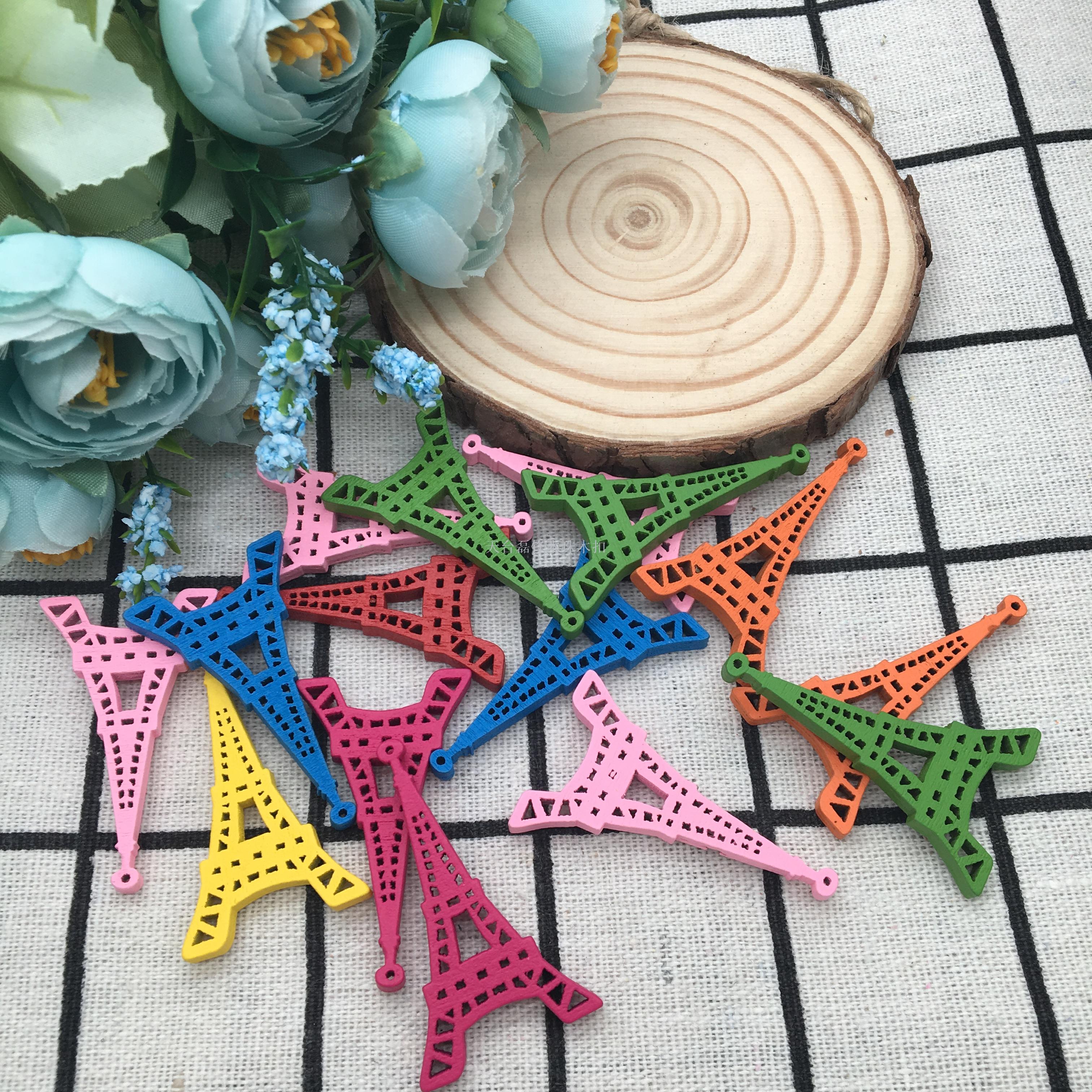 Colorful eyelet Eiffel Tower DIY children&#039;s accessories