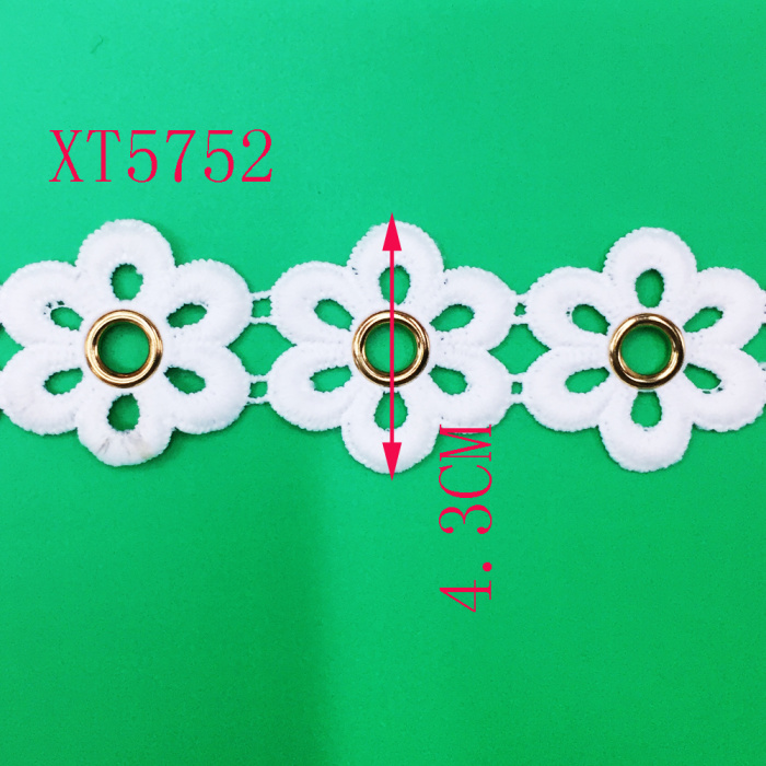 No. 600 eyelet lace accessories manufacturers selling silk embroidery lace milk solution