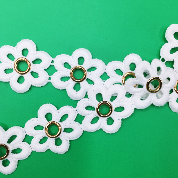 No. 600 eyelet lace accessories manufacturers selling silk embroidery lace milk solution