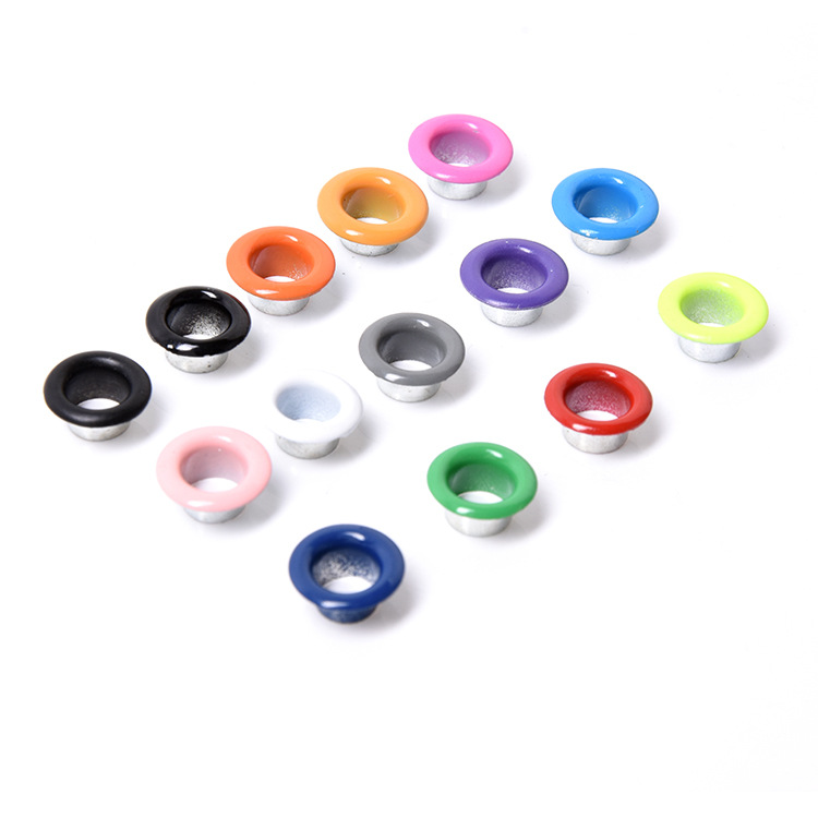 Wholesale Color Buckle Canvas Buttonhole Spray Paint Metal Eyelets Rivet Color Eyelet Button Wholesale Color Buckle Canvas Buttonhole Spray Paint Metal Eyelets Rivet Color Eyelet Button