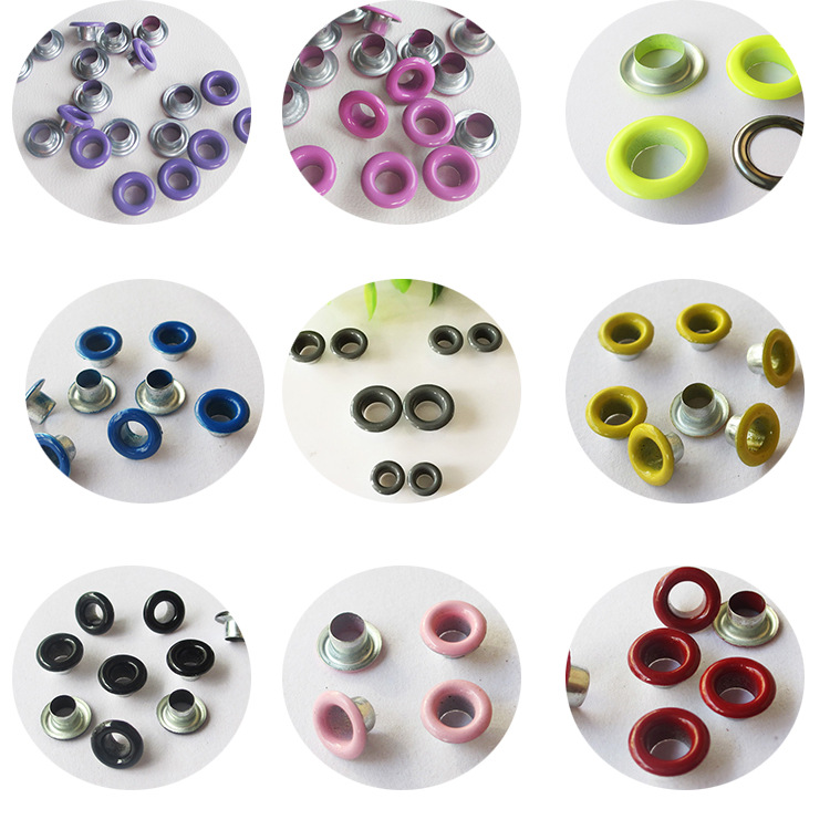 Wholesale Color Buckle Canvas Buttonhole Spray Paint Metal Eyelets Rivet Color Eyelet Button Wholesale Color Buckle Canvas Buttonhole Spray Paint Metal Eyelets Rivet Color Eyelet Button