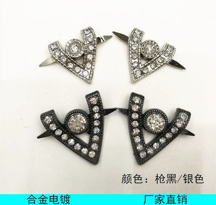 Alloy plating decorative metal buckle belt buckle silk foot bag buckle factory direct