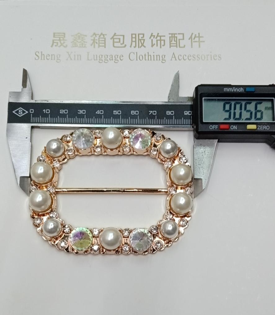 Drill Bit Buckle Pearl Buckle Clothing Button Belt Buckle Luggage Buckle Environmental Protection Zinc Alloy Metal Buckle