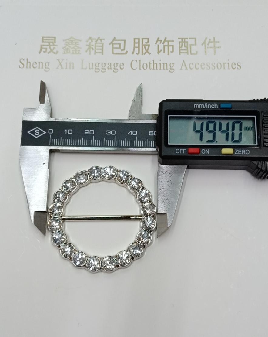 Drill Bit Buckle Pearl Buckle Clothing Button Belt Buckle Luggage Buckle Environmental Protection Zinc Alloy Metal Buckle