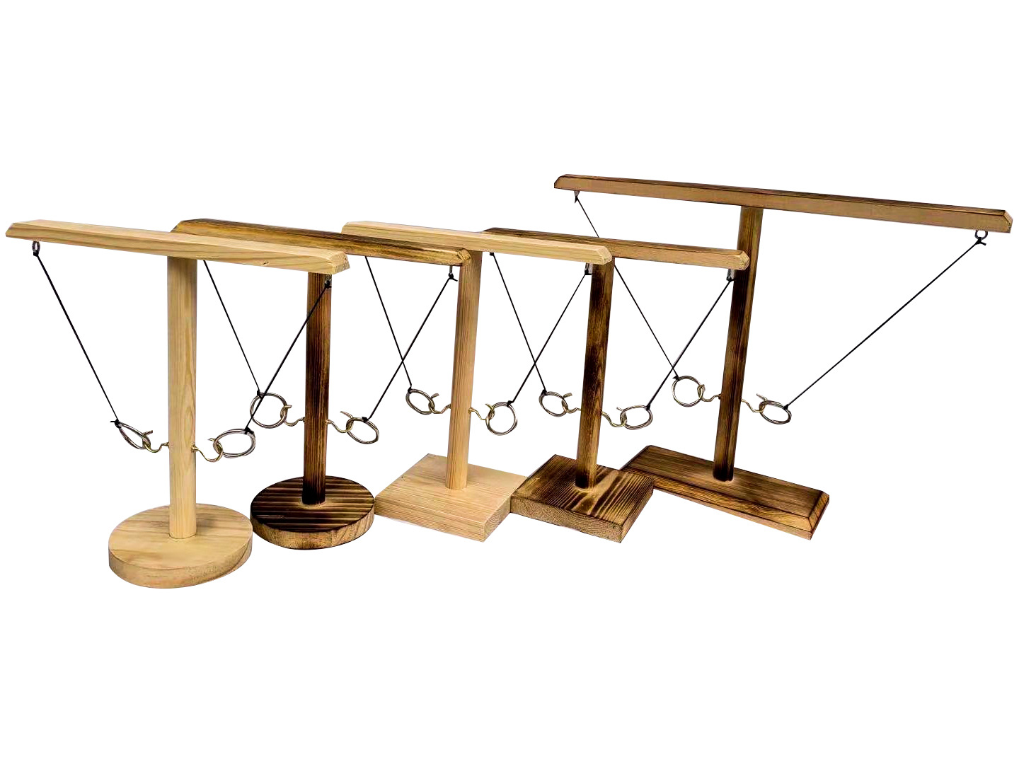 Adult Interactive Bar Desktop Shooting Throwing Ring Hook Toy Wooden Hanging Ring Throwing Game Throwing Music Direct Supply