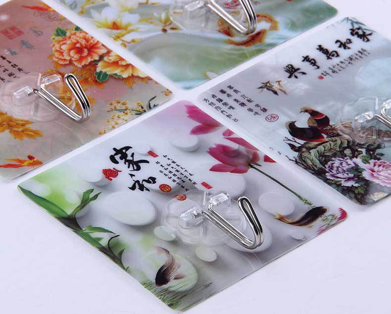 Transparent Hook No-Punch Sticky Hook Stall Wholesale Strong Traceless Hook Plastic Creative Bathroom Kitchen Hook Transparent Hook No-Punch Sticky Hook Stall Wholesale Strong Traceless Hook Plastic Creative Bathroom Kitchen Hook