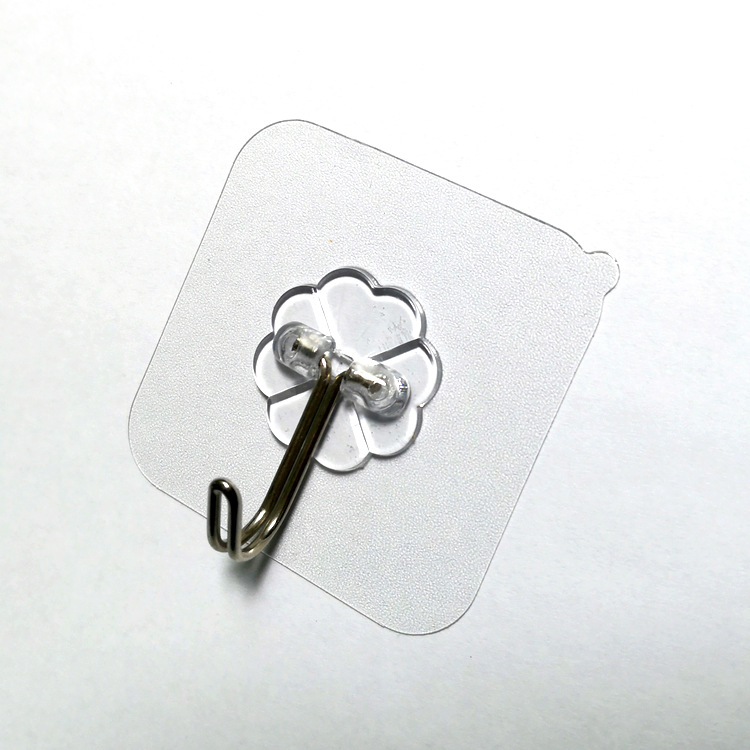 hook without trace hook Magic Gluing nail free bathroom kitchen strong clothes and hat sticky hook manufacturers