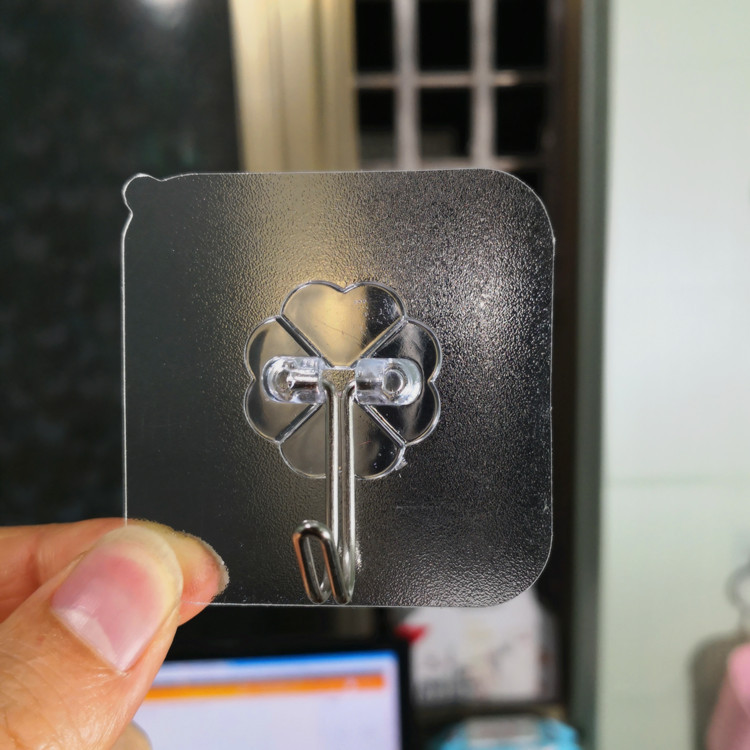 Transparent Hook Traceless Hook Magic Glue Nailless Bathroom Kitchen Strong Spread Coat and Cap Hook Manufacturer
