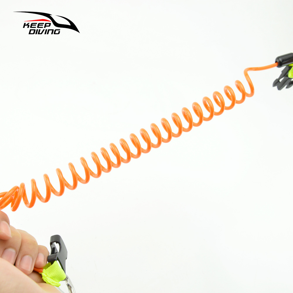 Diving Accessories Stainless Steel Spring Rope Telescopic Rope Diving Camera Lanyard Hook Anti-Separation Rope SSA-FDS21