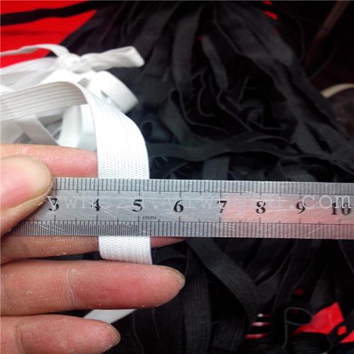 Huacheng stock 1.2 cm black and white thin hook elastics