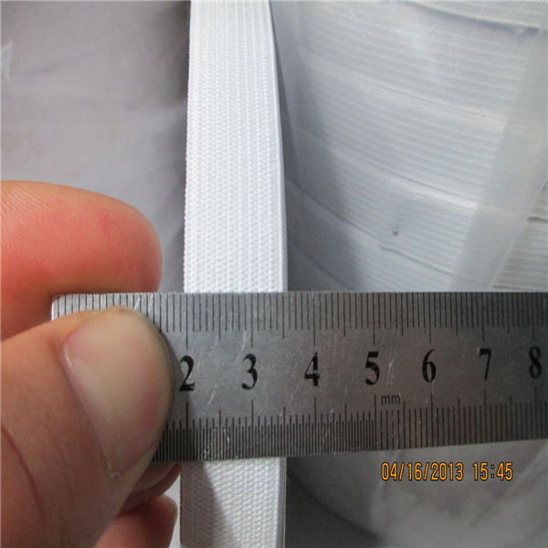 Huacheng stock 1.2 cm black and white thin hook elastics Huacheng stock 1.2 cm black and white thin hook elastics