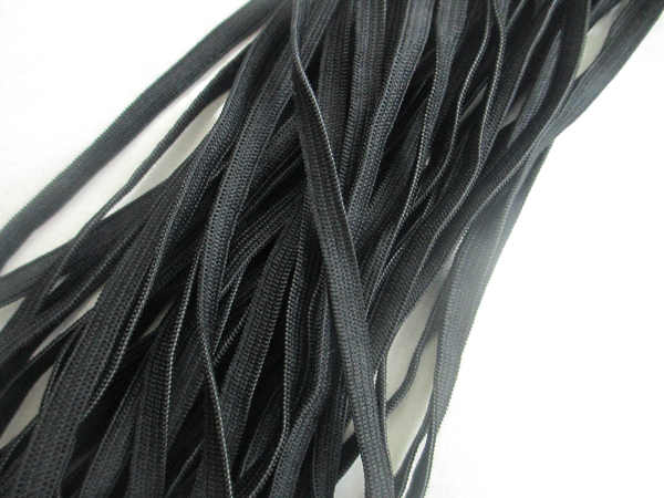Huacheng stock 1.2 cm black and white thin hook elastics Huacheng stock 1.2 cm black and white thin hook elastics