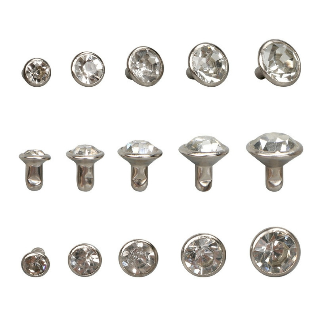 Factory Cross-Border Rhinestone Rhinestone Rhinestone Rhinestone Rivet Grade A Diamond Silver Golden Edge Drill Bit Flowering with Diamond Hit Cap Nail Factory Cross-Border Rhinestone Rhinestone Rhinestone Rhinestone Rivet Grade A Diamond Silver Golden Edge Drill Bit Flowering with Diamond Hit Cap Nail