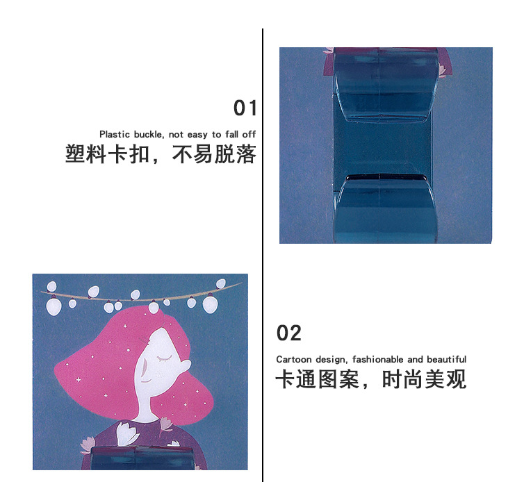 PunchFree Cartoon NonMarking Washstand Bathroom WallMounted Basin Clip Storage Rack Kitchen Washbasin Storage Hook Rack