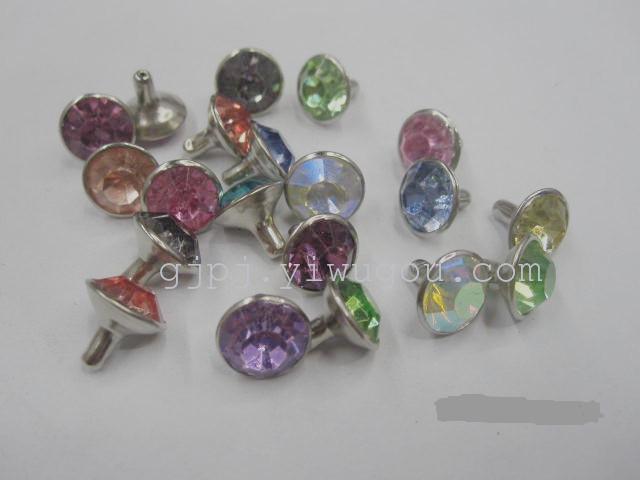 Professional supplies all kinds of percussion nail gas eye metal 3*3 mushroom rivet 3#-18# mushroom cap nail