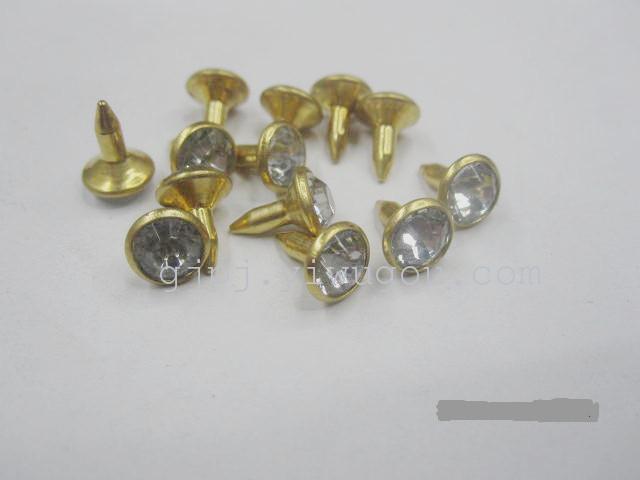 Professional supplies all kinds of percussion nail gas eye metal 3*3 mushroom rivet 3#-18# mushroom cap nail Professional supplies all kinds of percussion nail gas eye metal 3*3 mushroom rivet 3#-18# mushroom cap nail