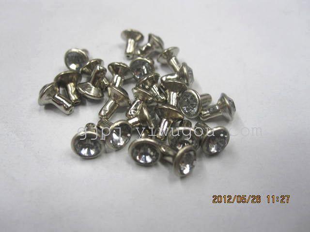 Professional supplies all kinds of percussion nail gas eye metal 3*3 mushroom rivet 3#-18# mushroom cap nail Professional supplies all kinds of percussion nail gas eye metal 3*3 mushroom rivet 3#-18# mushroom cap nail