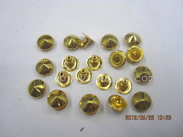 Professional supplies all kinds of percussion nail gas eye metal 3*3 mushroom rivet 3#-18# mushroom cap nail Professional supplies all kinds of percussion nail gas eye metal 3*3 mushroom rivet 3#-18# mushroom cap nail