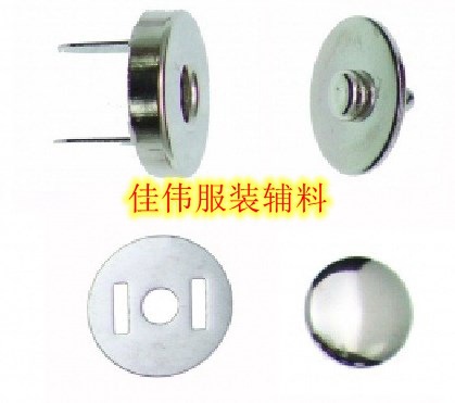 Factory Direct Supply Cap Nail Magnetic Snap 14mm/18mm Single-Sided Rivet Magnetic Buckle Cap Nail Suction Clasp Rivet Magnetic Snap