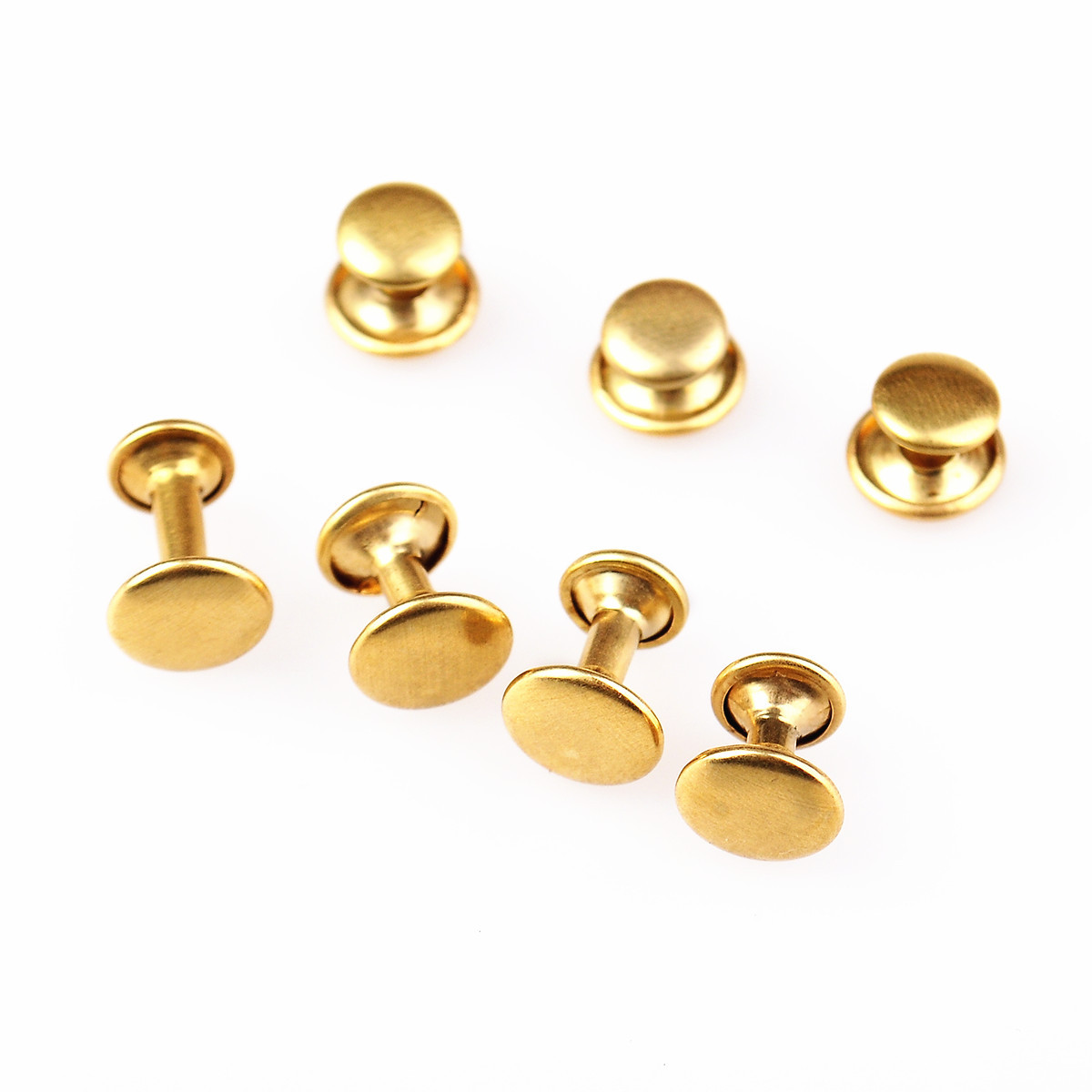 Double-Sided Rivet Pure Copper Handmade Rivet DIY Wallet Key Case Belt Accessories Cap Nail Button Clothing Rivet Button