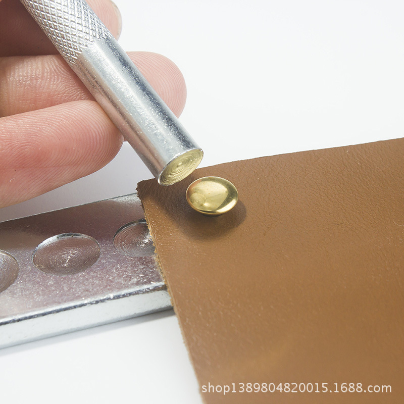 Double-Sided Rivet Pure Copper Handmade Rivet DIY Wallet Key Case Belt Accessories Cap Nail Button Clothing Rivet Button