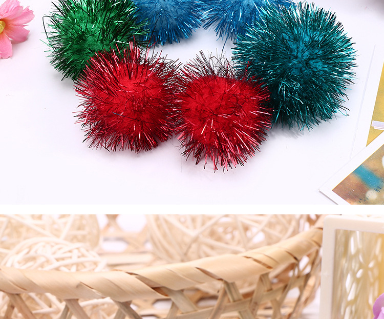 Wool ball accessories accessories accessories accessories apparel accessories gold apparel accessories gold silk polypropylene line MAO qiu spot 4cm MAO qiu manufacturers direct selling