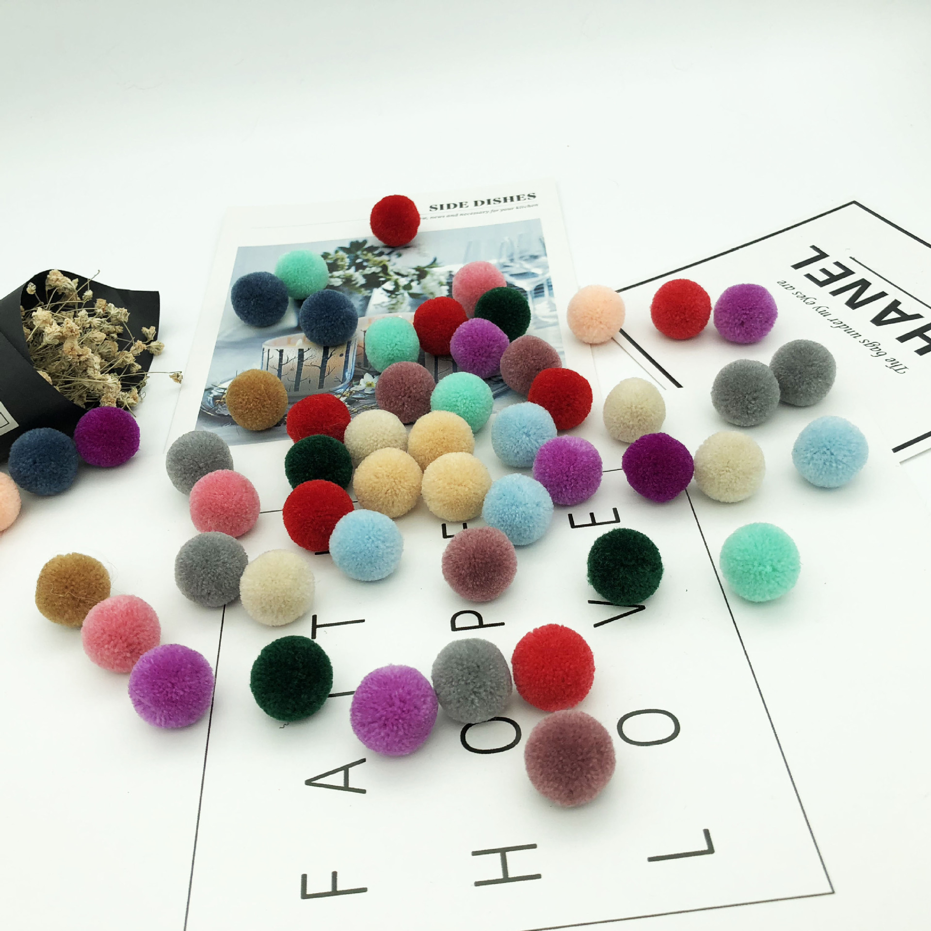 Wholesale color nylon machine repair ball ball high elastic polyester silk wool ball clothing toys diy ball ball