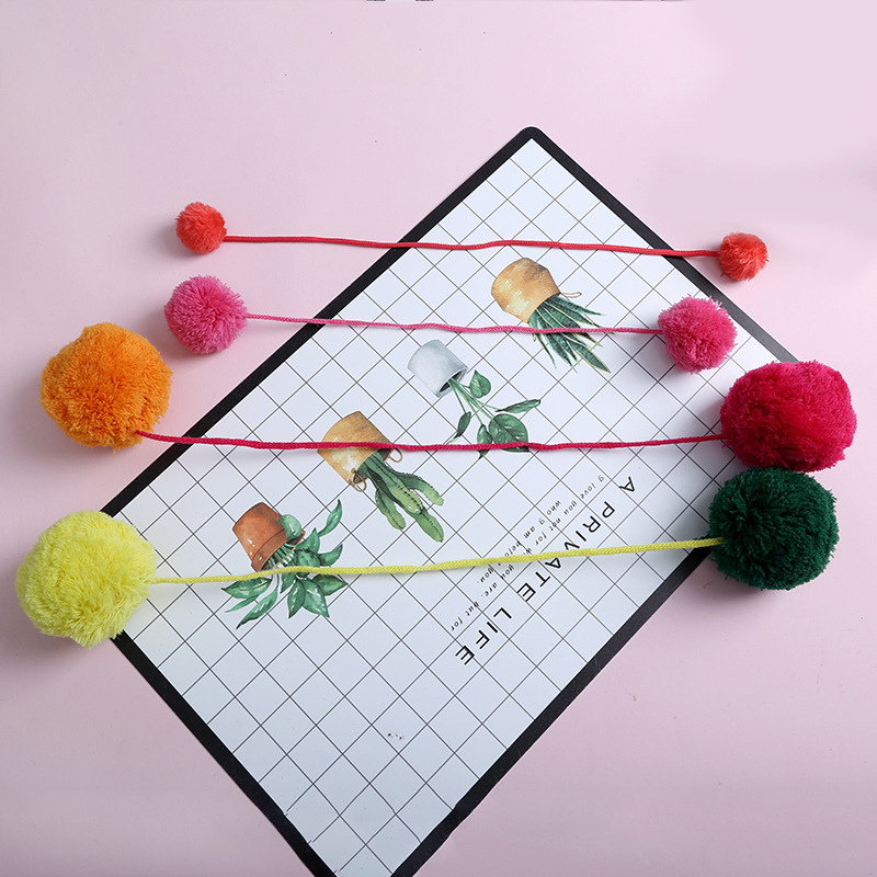 Color full sky star with rope wool cashmere ball can be customized wool ball accessories wholesale Color full sky star with rope wool cashmere ball can be customized wool ball accessories wholesale
