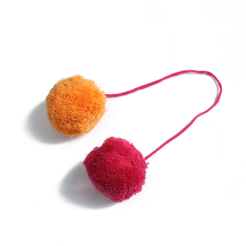 Color full sky star with rope wool cashmere ball can be customized wool ball accessories wholesale Color full sky star with rope wool cashmere ball can be customized wool ball accessories wholesale