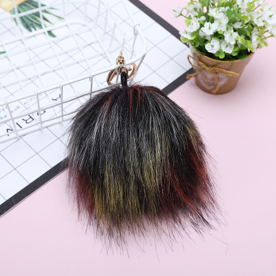 Imitation raccoon hair package pendant can be customized wool ball hat accessories plush ball hair ball pendant