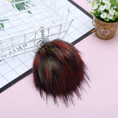 Imitation raccoon hair package pendant can be customized wool ball hat accessories plush ball hair ball pendant