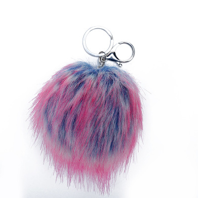 Imitation raccoon hair package pendant can be customized wool ball hat accessories plush ball hair ball pendant