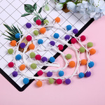 Acrylic hair ball Christmas wool ball artificial plush ball manufacturers direct winter hat accessories