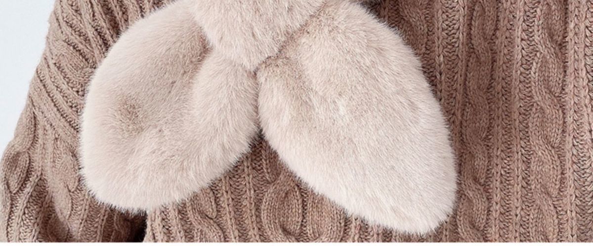 Women's Plush Scarf Winter Korean Style Small Dovetail Cross Scarf Imitation Fur Imitation Rabbit Fur Scarf Plush Fur Collar Warm Women's Plush Scarf Winter Korean Style Small Dovetail Cross Scarf Imitation Fur Imitation Rabbit Fur Scarf Plush Fur Collar Warm
