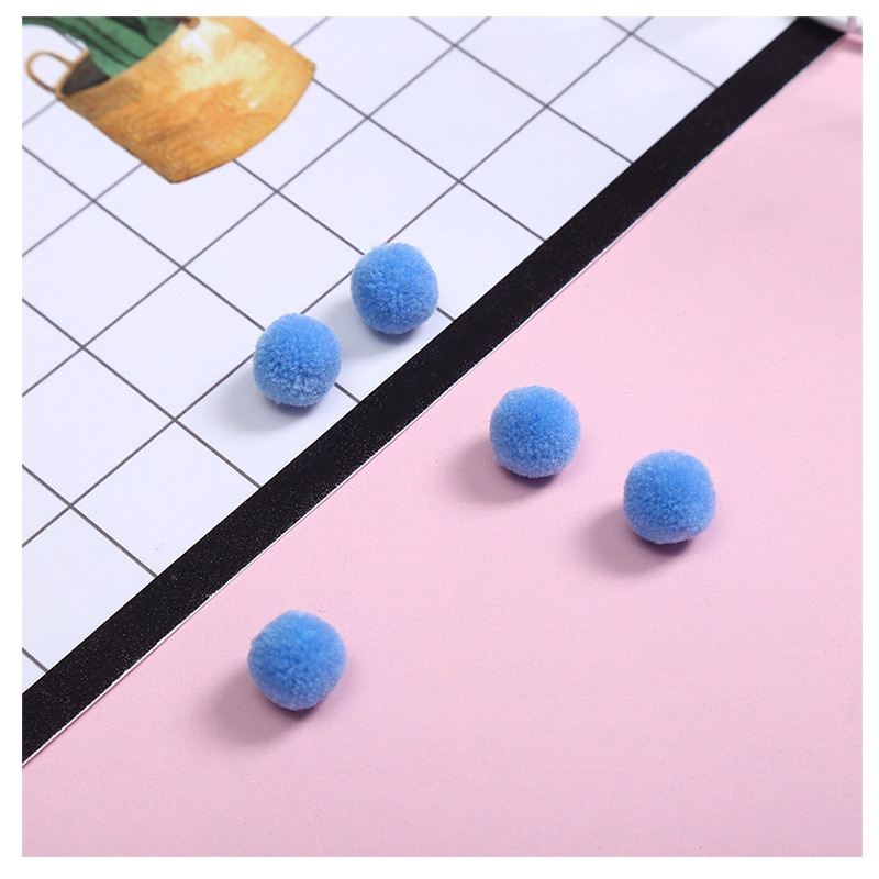 Polyester cashmere wool ball color trim ball cartoon cherry fuzzy ball cap plush ball diy accessories wholesale